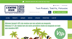 Desktop Screenshot of lentrejeux.com